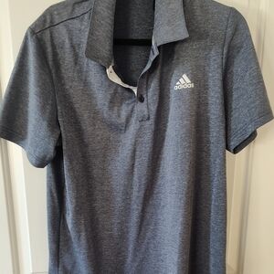 Adidas Men's Charcoal Polo Shirt